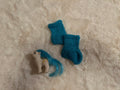 Calcetines de Punto Azul Turquesa para Recién Nacido